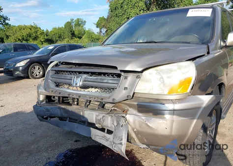 2005 Honda Pilot Ex-L from USA, damaged, VIN 2HKYF18525H510450